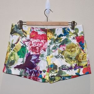 Alice + Olivia Floral Print Shorts - Multicolor